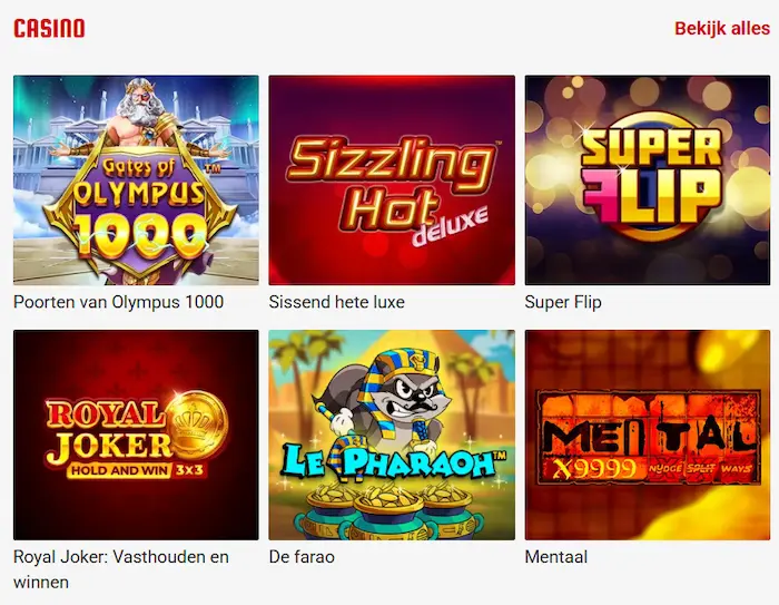 55Bet Casino spellen